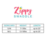 Raccoon Friends Zippy Swaddle