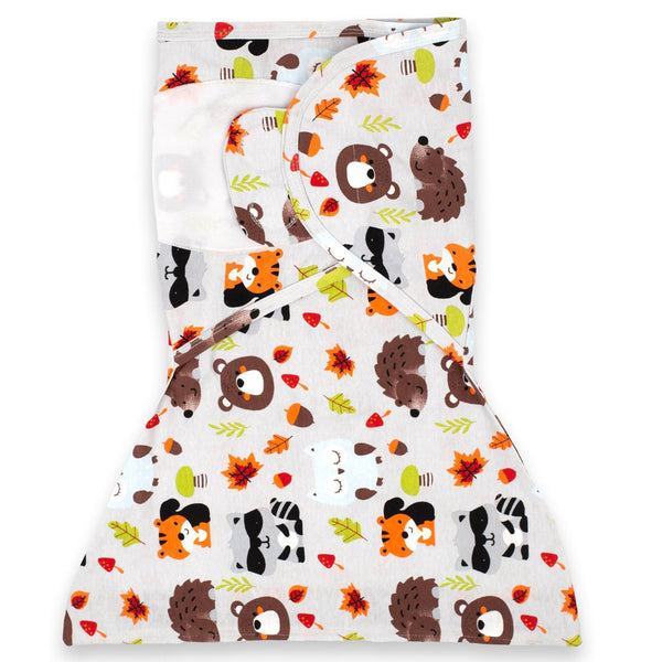 Raccoon Friends Zippy Swaddle