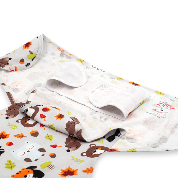 Raccoon Friends Zippy Swaddle